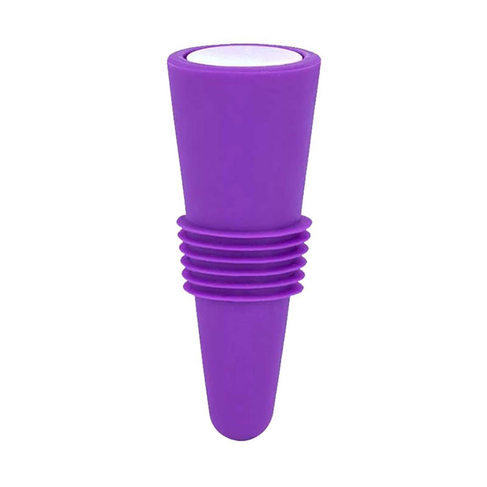 thumbnail image 2 of Tapón de Silicona de Acero Inoxidable para Botellas de Vino, 5 Colores Hermético para Conservar la Frescura de la Botella de Aceite de Vino, 2 of 2